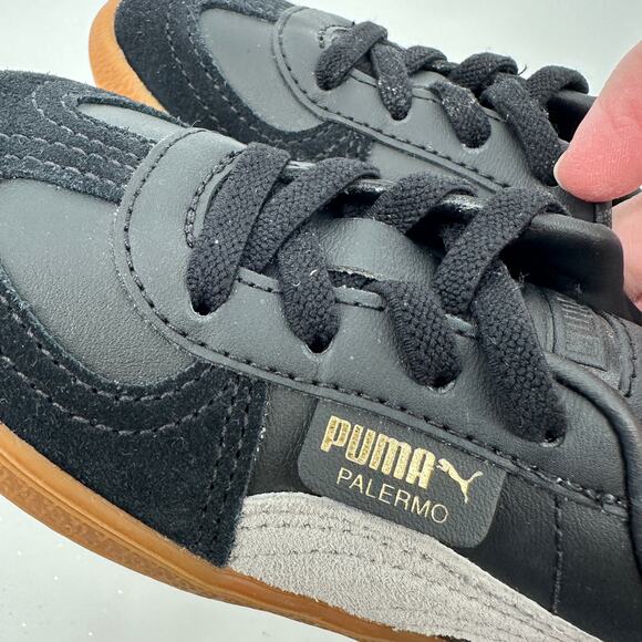 Puma Kids Sneakers in Black and White - Picture 3 of 11